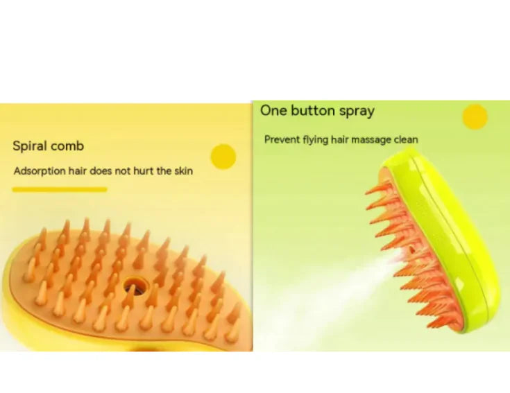 TheHoomy Pet Groomer - 3-in-1 Electric Spray Brush for Dogs & Cats