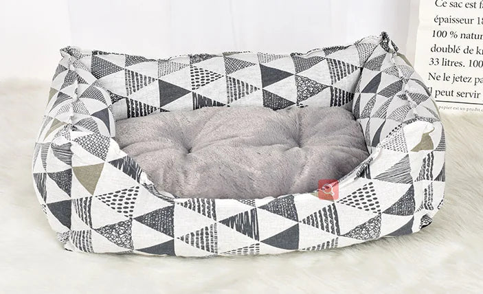 Warm Pet Bed for Dogs & Cats - Autumn/Winter Arctic Velvet Nest (S-L)