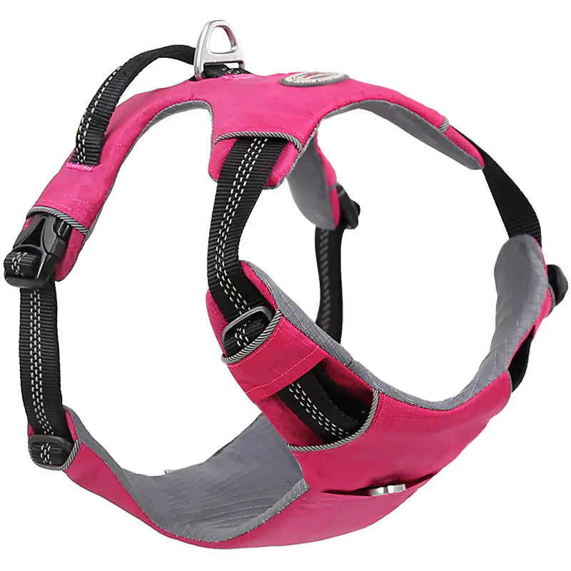 Reflective Dog Safety Vest - High Visibility Harness with Chest Strap