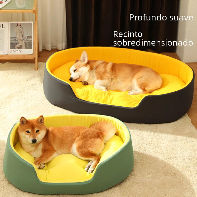 Universal Pet Bed with Removable Washable Cover - For Dogs & Cats (S-2XL)