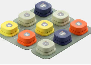Dog Communication Buttons - Trainable Sound Board with 9 Recordable Buttons