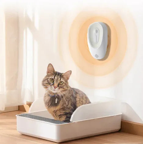 Pet Odor Eliminator for Litter Boxes - USB Powered Deodorizer & Sterilizer