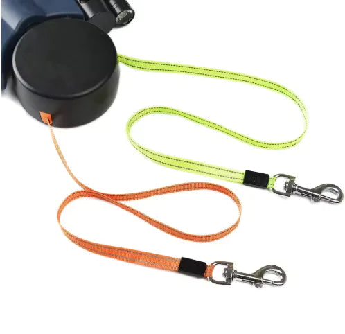 Automatic Double Dog Leash - Retractable Dual Lead for Two Dogs (3M)