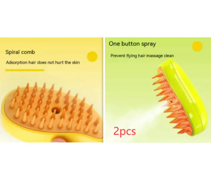 TheHoomy Pet Groomer - 3-in-1 Electric Spray Brush for Dogs & Cats