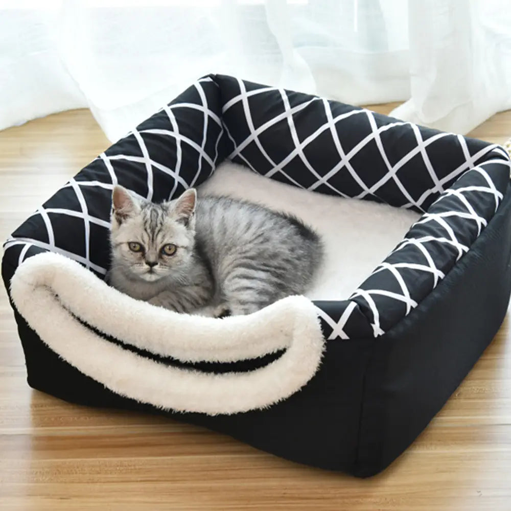 Space Capsule Pet Bed - Dual Use Villa for Dogs & Cats (L-XL)