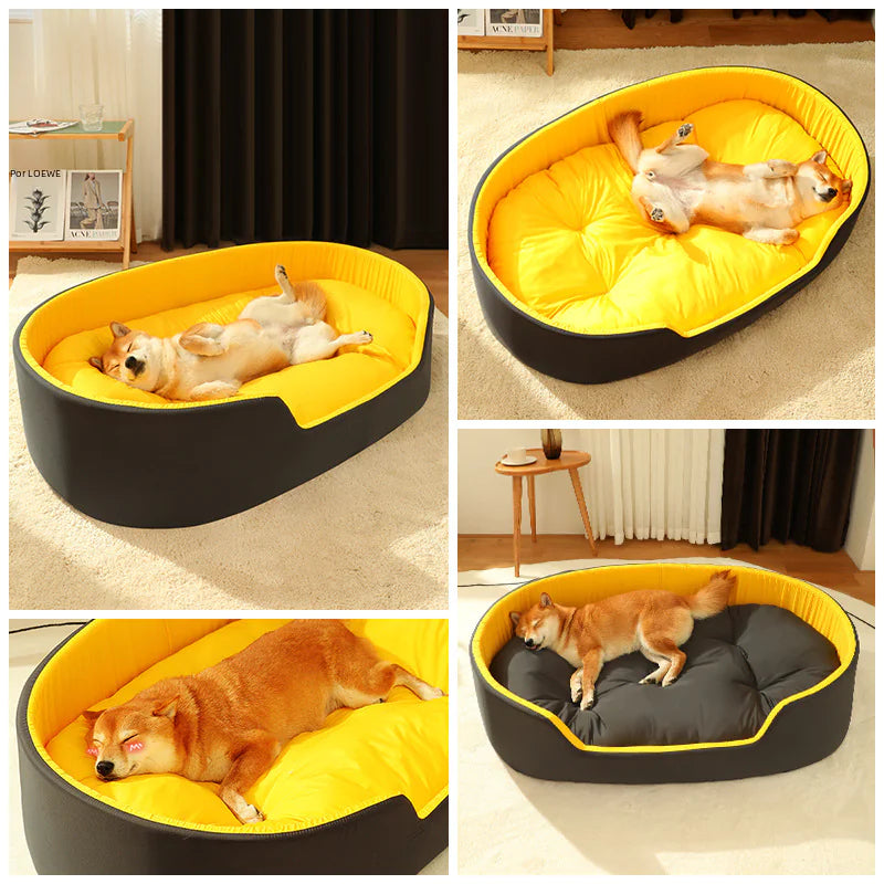Universal Pet Bed with Removable Washable Cover - For Dogs & Cats (S-2XL)
