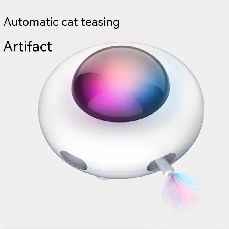 Intelligent Electric Cat Toy - UFO Automatic Interactive Teaser with Motion Sensor