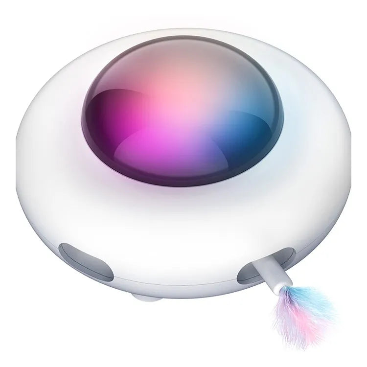 Intelligent Electric Cat Toy - UFO Automatic Interactive Teaser with Motion Sensor